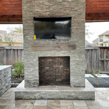Patio Retaining Wall
