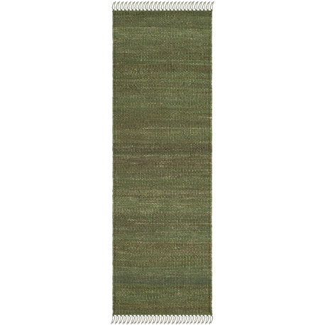 Safavieh Natural Fiber Collection NF368 Rug, Green, 2'6"x8'