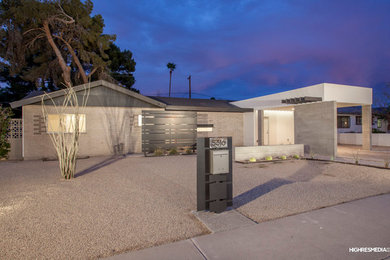 Trendy home design photo in Phoenix