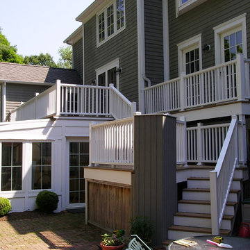 Multi Level Trex Deck & Artisan Railings - Bernardsville NJ