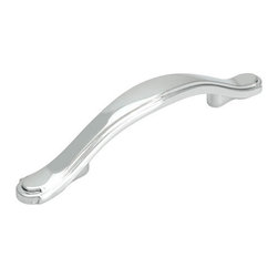 Cosmas - Cosmas 8816CH Polished Chrome Cabinet Pull, 3" Hole Centers, Set of 25 - Cabinet And Drawer Handle Pulls