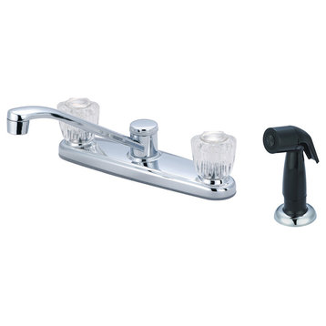 Olympia Faucets K-5121 Elite 1.5 GPM Widespread Kitchen Faucet - Polished