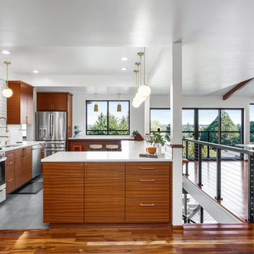 Mahogany Mid-Century Modern