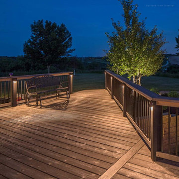 Step lights give you a full sense of security at night!