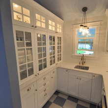 Butlers pantry with laundry room