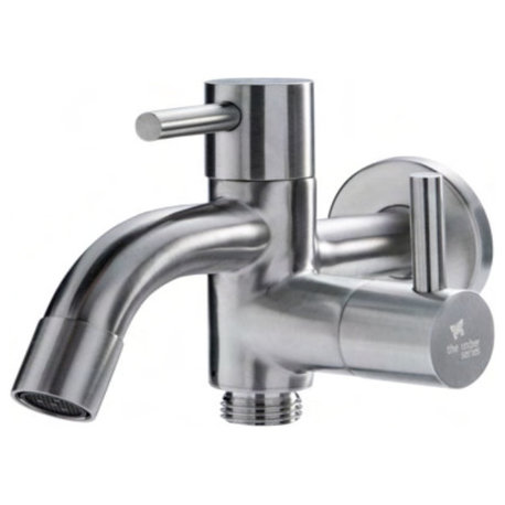 Hose Bibb with Faucet