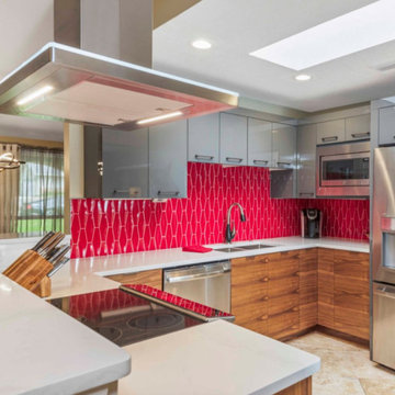 Mid Century Modern Kitchen and Bar