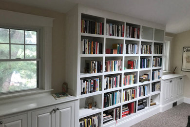 Home Library in Newton, MA