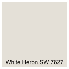 sherwin williams white heron