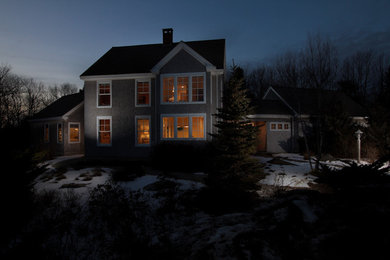 Home design - contemporary home design idea in Portland Maine