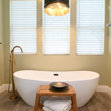 Oxnard marble bathroom