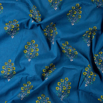 Discover the Art of Discharge Hand Block Printed Fabric