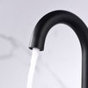 Luxier MSC11-T Single-Handle Bathroom Faucet With Drain, Matte Black