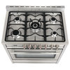 Cosmo Modern Dual-Fuel Range Convection Oven Pro Style High Powered