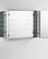 AQUADOM 30" x 30" x 5" Royale Plus Lighted Mirror Glass Medicine Cabinet