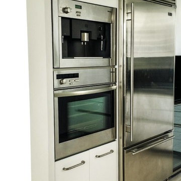 Jade Brickell Private condo - Kitchen wrap with architectural film.