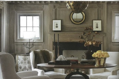Inspiration for a contemporary dining room remodel in Atlanta