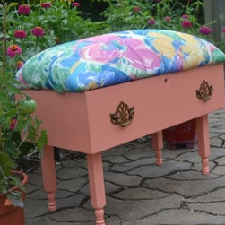 Country Chic Ottoman - Footstools And Ottomans