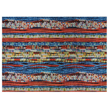 Beads PVC Bathroom Mat, Multicolored, 26" x 39", Covers 6.9 sq ft
