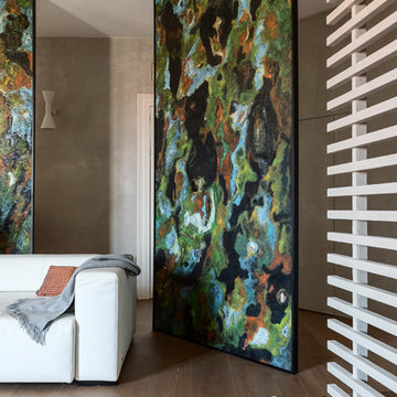 Tra ingresso e salotto