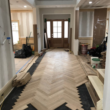 Construction Chronology of a new Luxury Residence in Flower Hill, NY