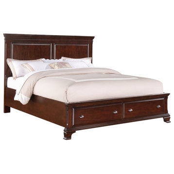 Picket House Brinley Cherry King Storage Bed in Cherry