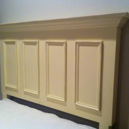 4 panel queen size door headboard - Headboards
