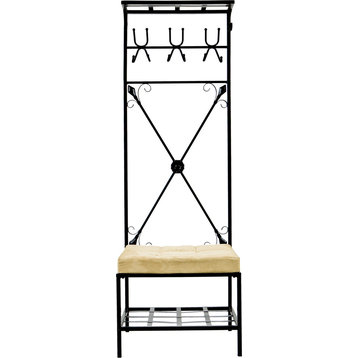 Holly and Martin Leon Entryway Storage Rack/Bench Seat