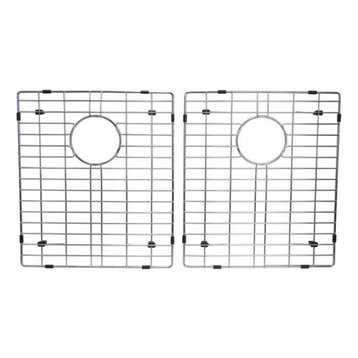 50/50 Stainless Steel Double Bowl Kitchen Sink Bottom, Set of 2, 15"x13"