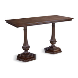 Hunter Rectangular Bar Table - Game Room And Bar Furniture