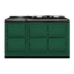 AGA Total Control 5 Oven Range Cooker, British Racing Green | ATC5-BRG - Gas Ranges And Electric Ranges