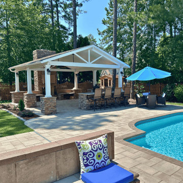 Paver Patio, Outdoor Kitchen & Pool Decking – James Island, SC