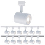 WAC Lighting - WAC Lighting Charge 10W LED Aluminum Track Head for H Track in White (Set of 12) - The Charge 8010 track luminaire offers superior light output in a small, unobtrusive design. Developed for residential spaces and lower-mounted commercial applications.
