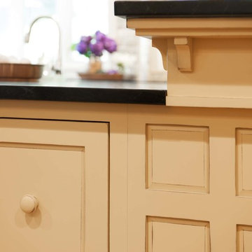 Arts & Crafts Kitchen with Craftsman Door Style