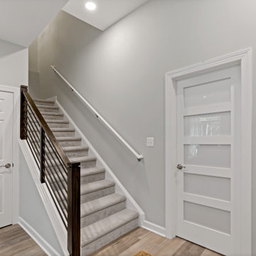 Stunning Falls Church Basement Transformation Showcases Generous Family Room