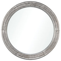 Elk Transitional Engagement Mirror In Embossed German Silver 3116-042