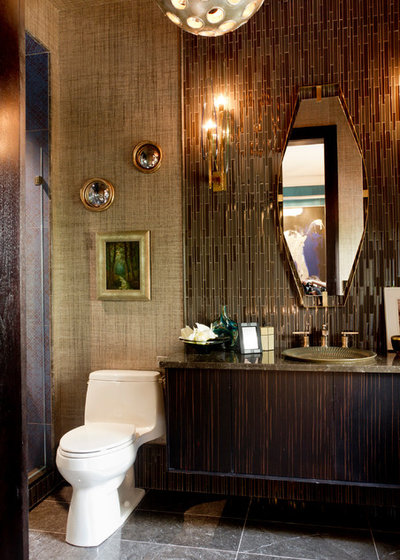 Современный Ванная комната by Rikki Snyder
