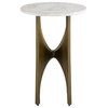 Elroy Accent Table Brass
