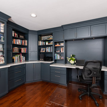 Handsome Home Office Remodel In Dana Point