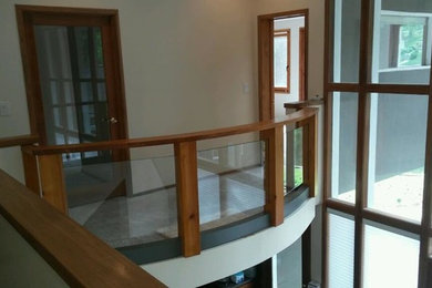 Inspiration for a timeless staircase remodel in Atlanta