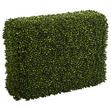 41" Boxwood Artificial Hedge, Indoor/Outdoor