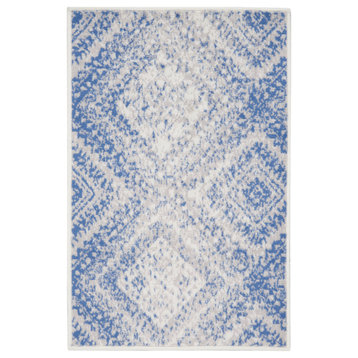 Nourison Whimsicle 2' x 3' Ivory Blue Bohemian Indoor Area Rug