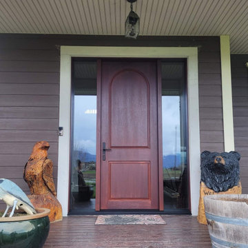 Fibreglass Wood Grain Entry Door