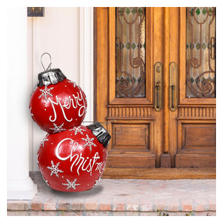 Holiday Living 36.02-in Ornament Door Decoration with White LED Lights in  the Outdoor Christmas Decorations department at