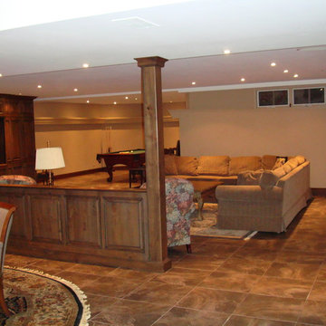 Family Room Remodel by our Skilled Craftsmen