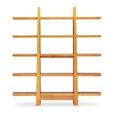 Bamboo Bookcase On Houzz Greenington Llc Magnolia Library Shelf Bookcases