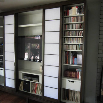 Shoji Screen Entertainment Center