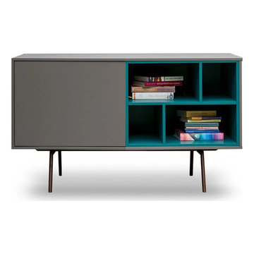Code 1 modern small sideboard with open element by Dall'Agnese