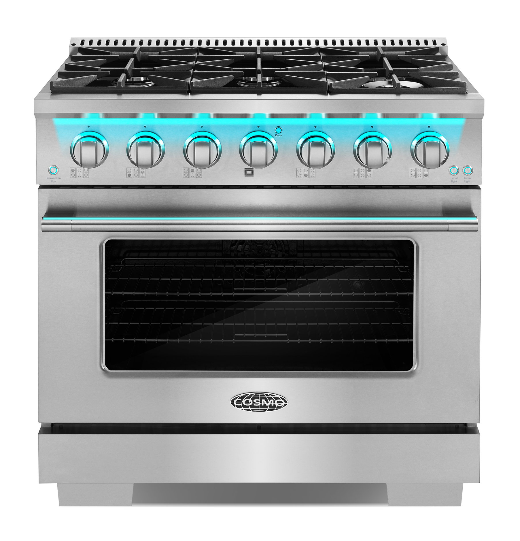 36" Vista Coll 4.5 cu. ft. Gas Range, 6 Burners, Convection Oven