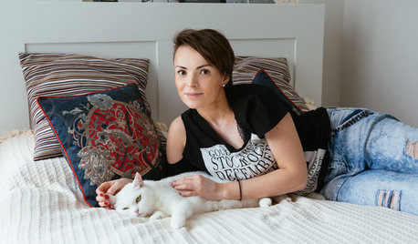В гостях: Скандинавский стиль и коты в маленькой квартире в Мневниках